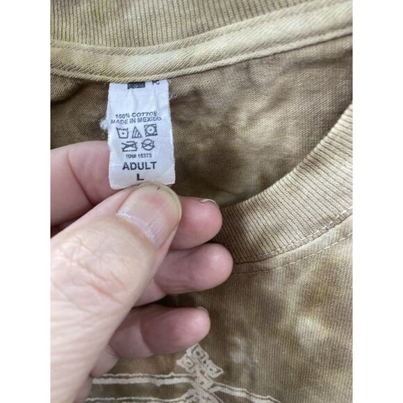 Led Zeppelin Blimp 1969 Merch Tee Brown Large Unisex Classic Rock Music - Picture 4 of 7